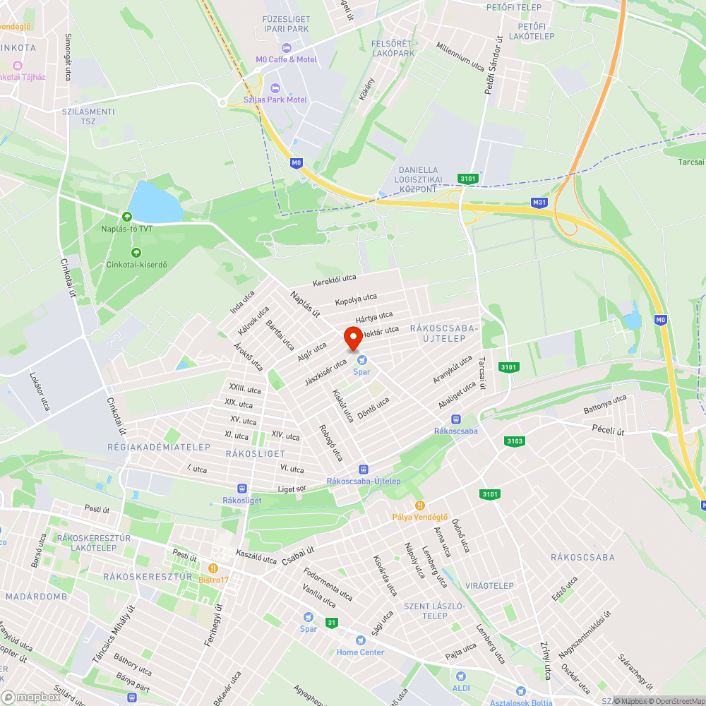 Víz alatt a Jászkisér utca bejelentés helye