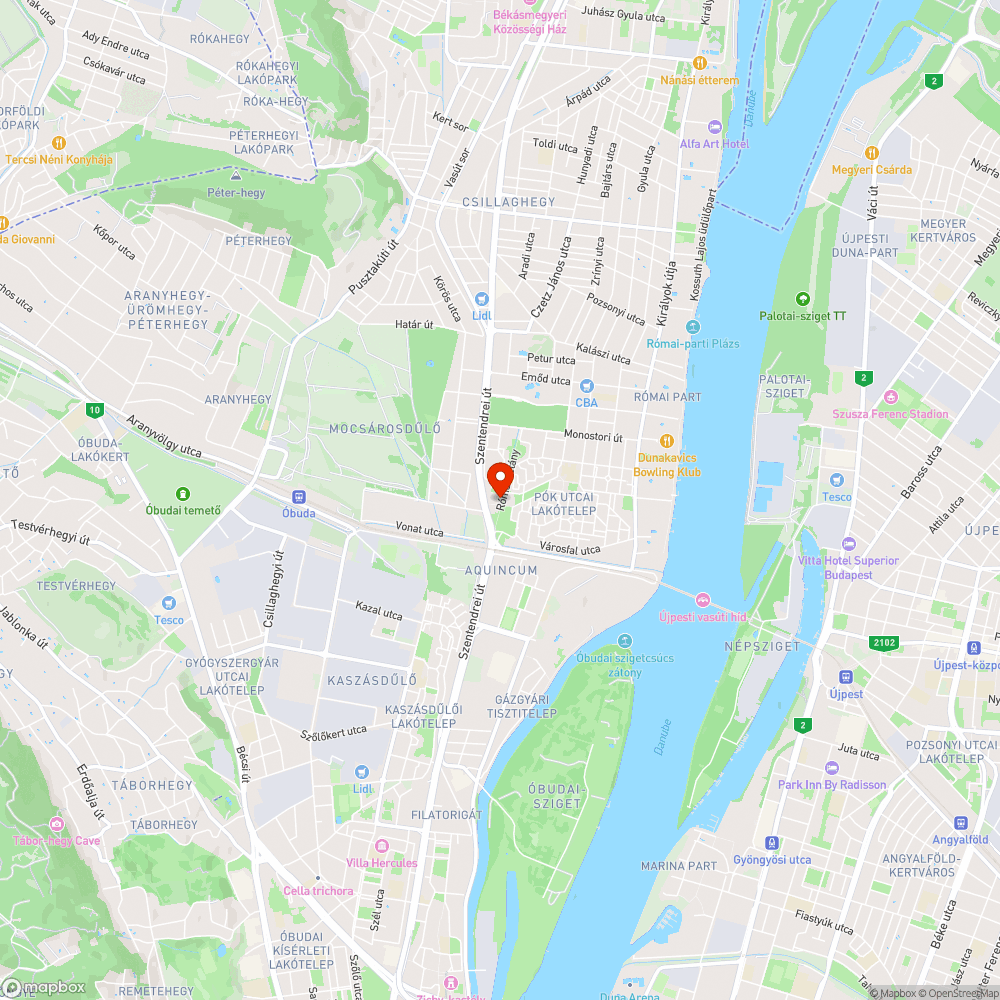 Széttört pad bejelentés helye