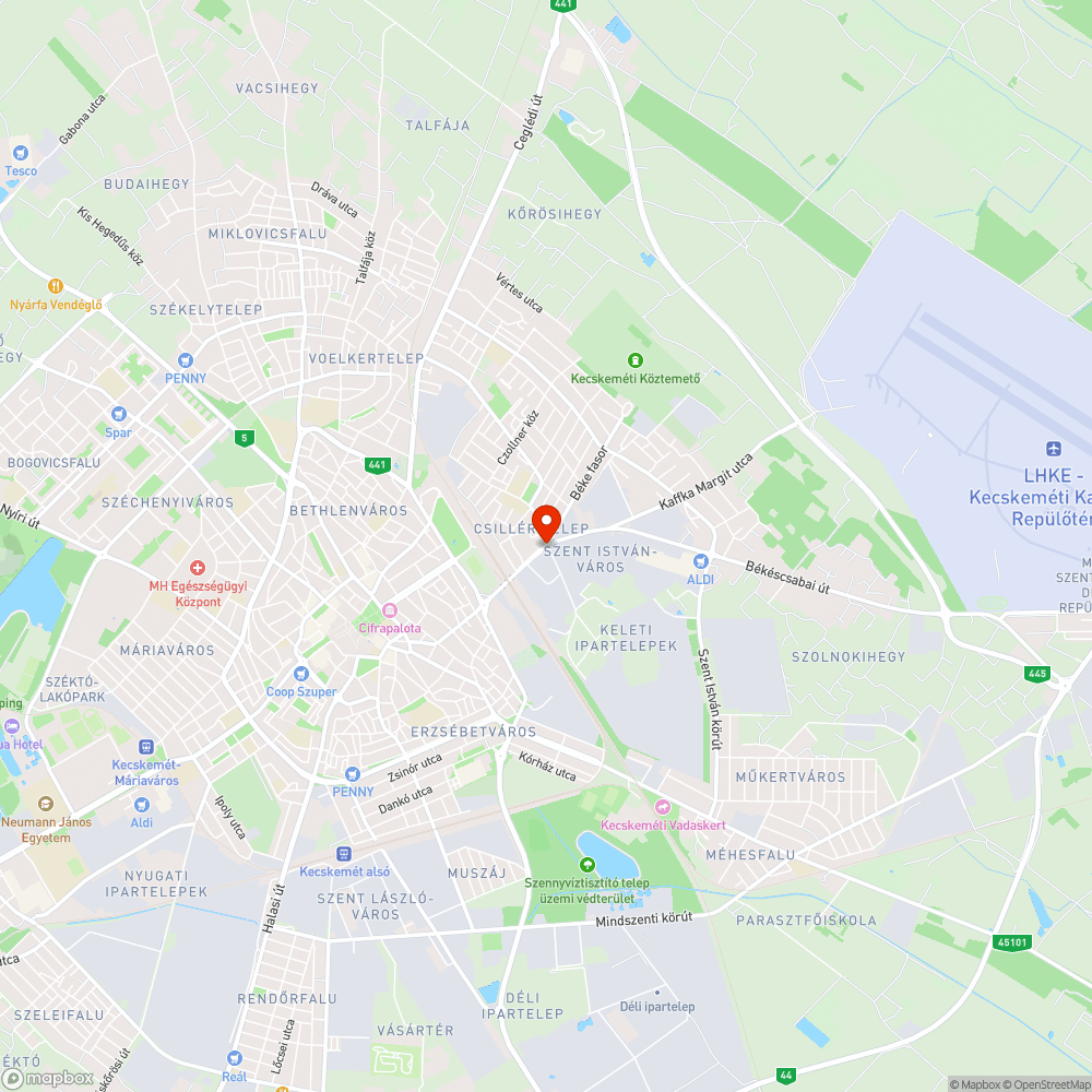 Nem működő jelzőlámpa bejelentés helye