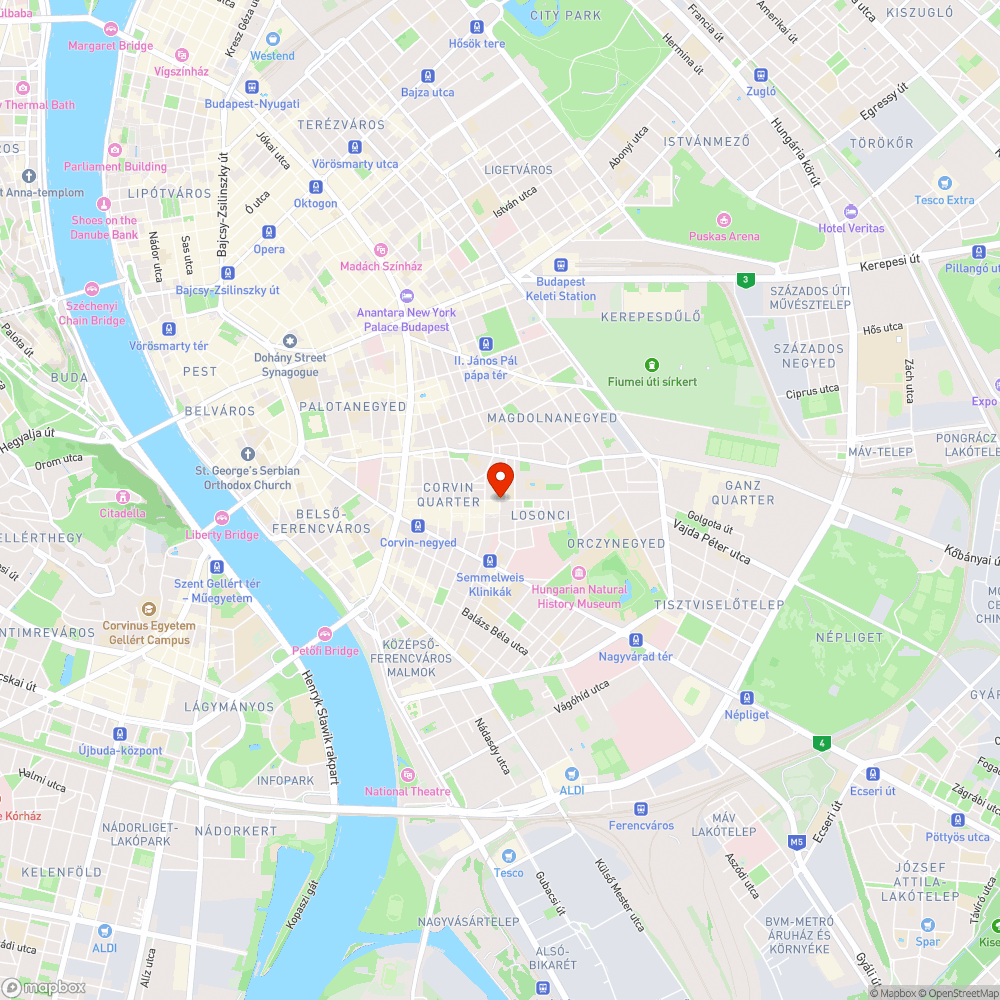 Porzik a Práter bejelentés helye