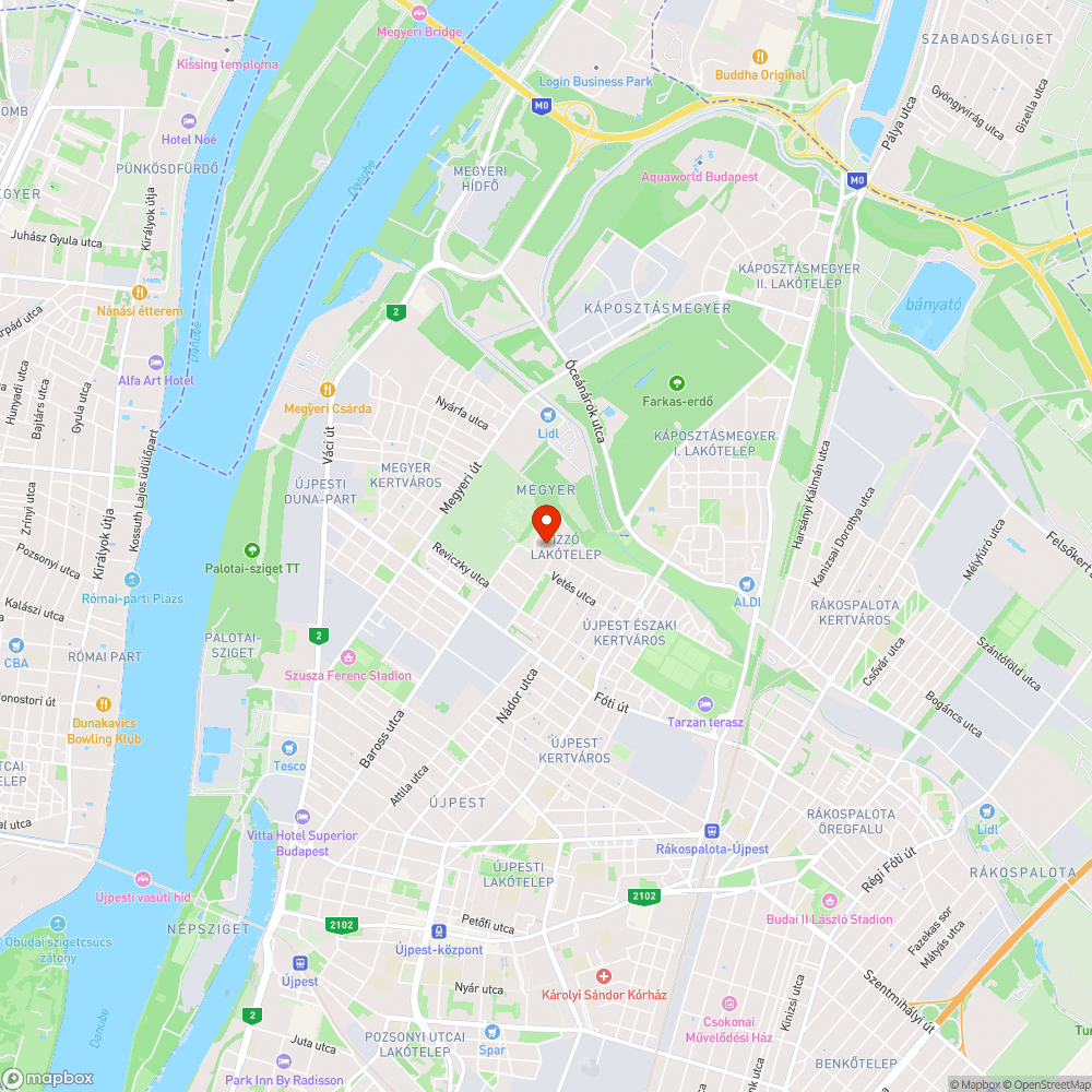 Közterület világítás 2 db nem megfelelően működik bejelentés helye