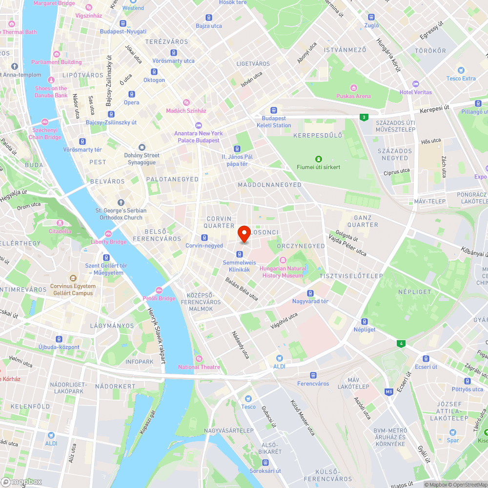 Sérült, balesetveszélyes járda bejelentés helye