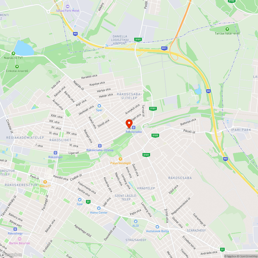 Zebrahiány bejelentés helye