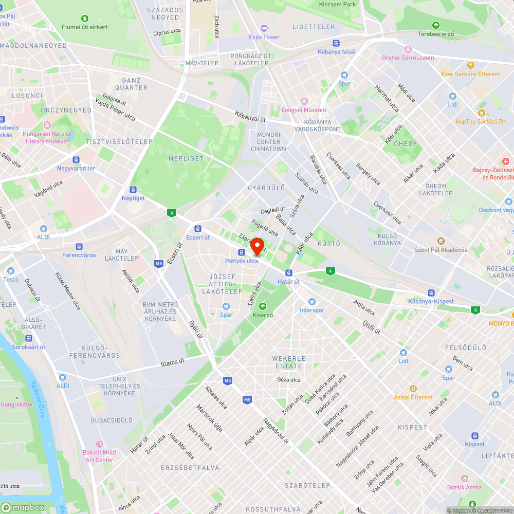 Kiszáradt fa. Bármikor kidőlhet az Üllői útra, járdájára bejelentés helye