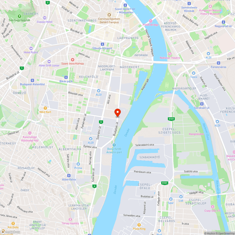 Rohadó buszmegállók a Budafoki úton bejelentés helye