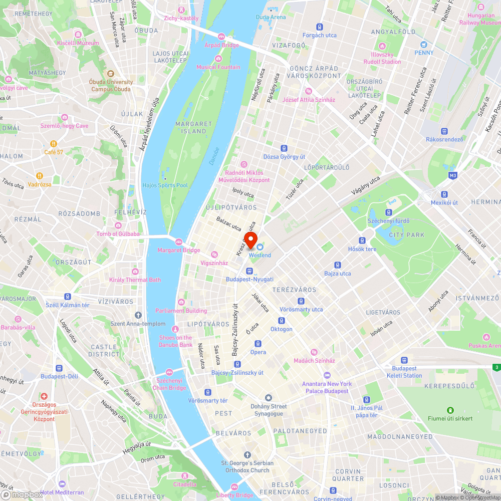 Westend túloldala, Váci út (Újlipótváros): undorító bejelentés helye