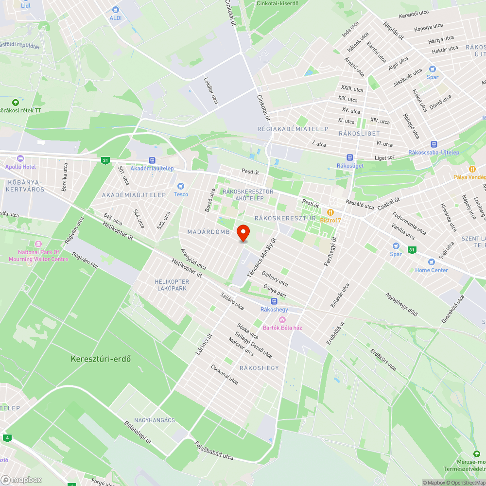 Rossz állapotú transzformátor állomás (11674) bejelentés helye