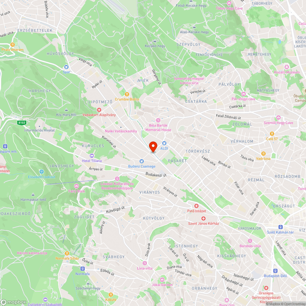 61-es pavilonok bejelentés helye