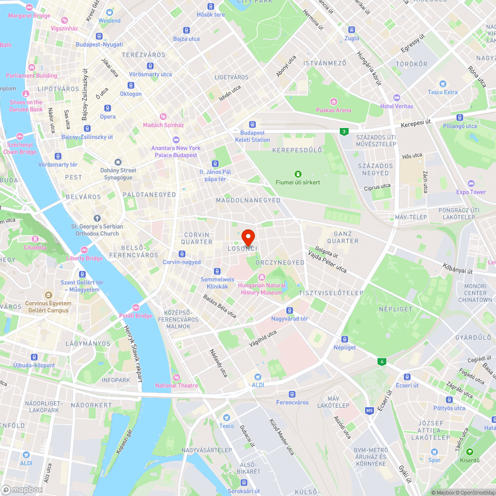 Balesetveszélyes járda bejelentés helye