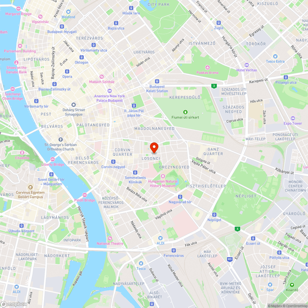 Balesetveszélyes, rossz állapotú járda bejelentés helye