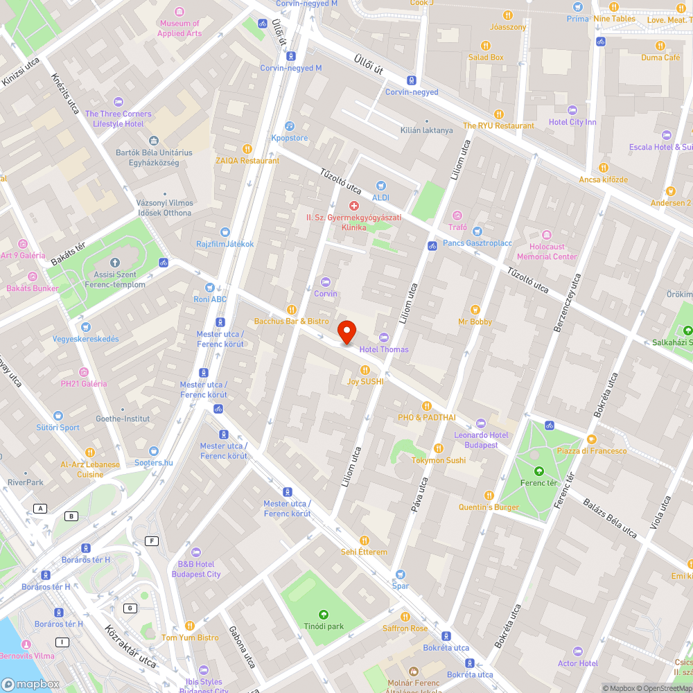 poller hiánya miatt rendszeres járdán parkolás bejelentés helye