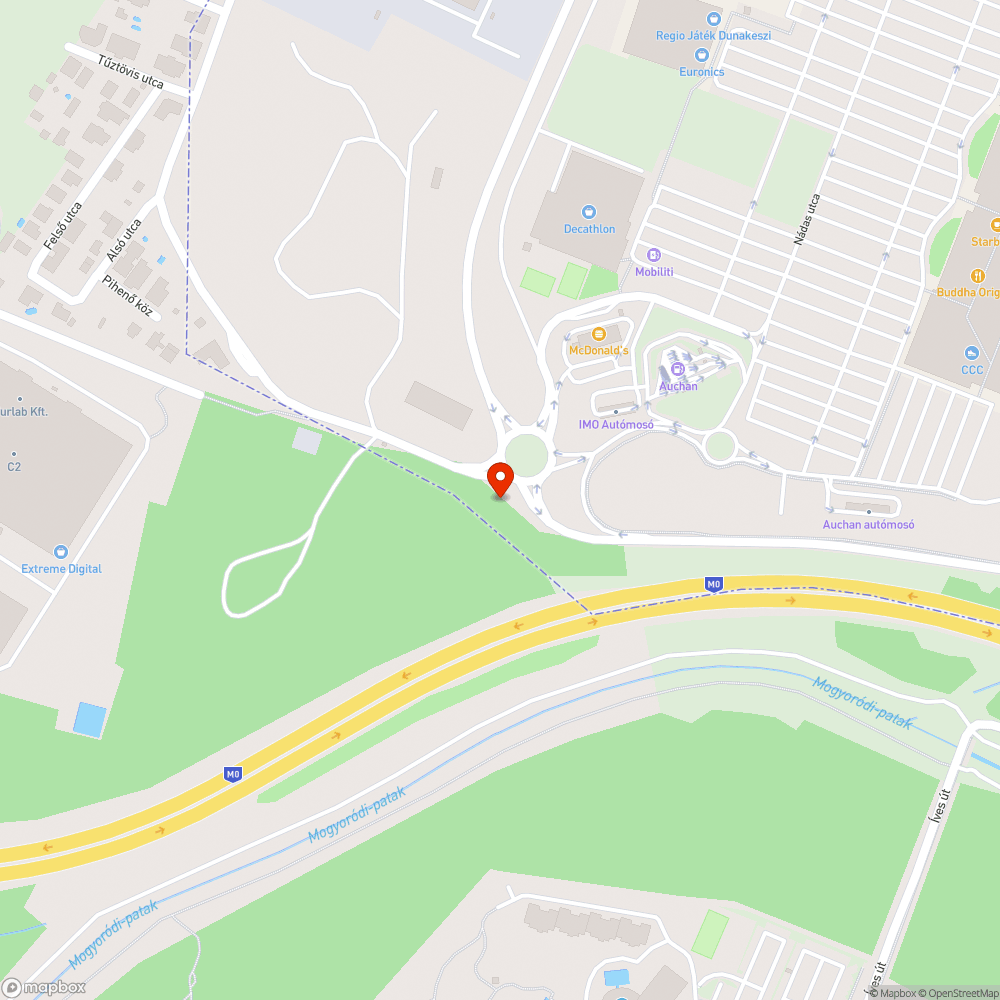 kátyú bejelentés helye