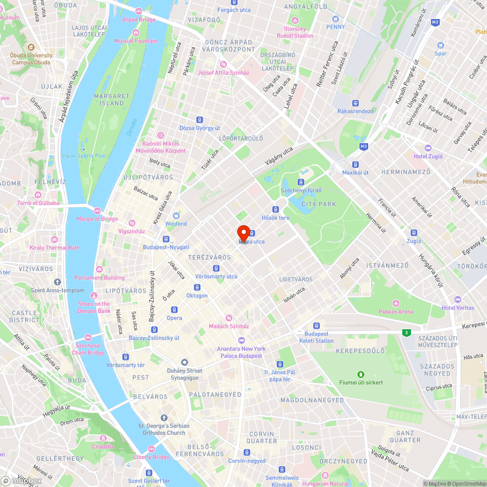 Beszakadt járda bejelentés helye