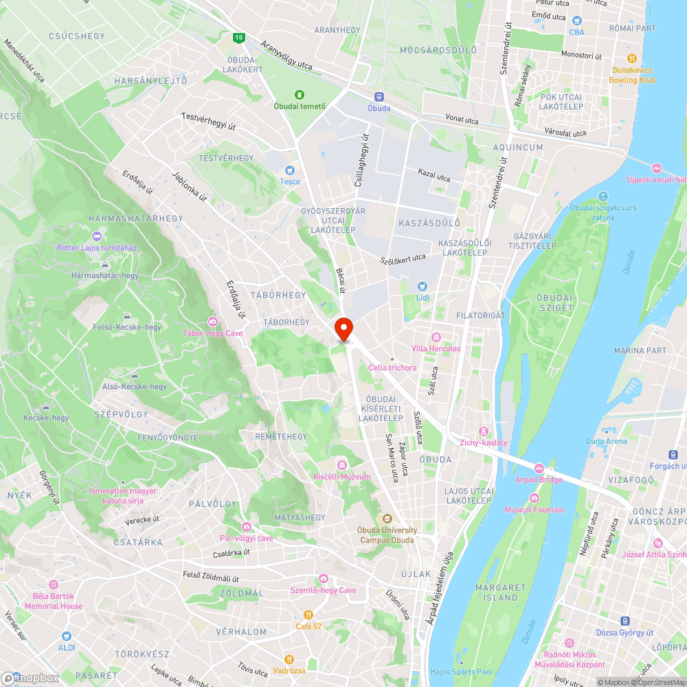 III. Farkastorki út - gyomos-szemetes járda bejelentés helye