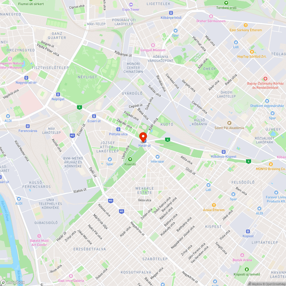 Szeméthalom a határ úti csomópontban bejelentés helye