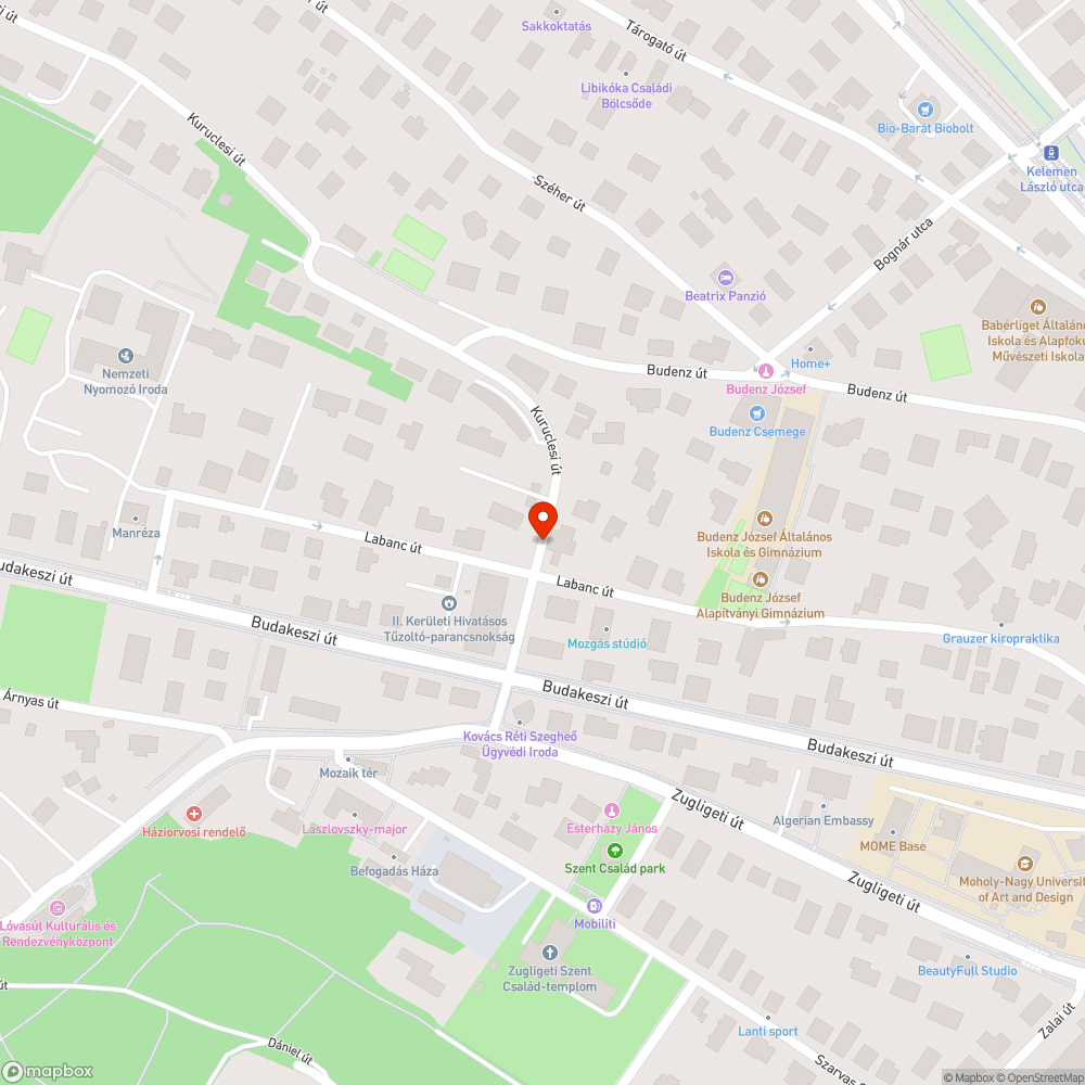 Kuruclesi kátyú bejelentés helye