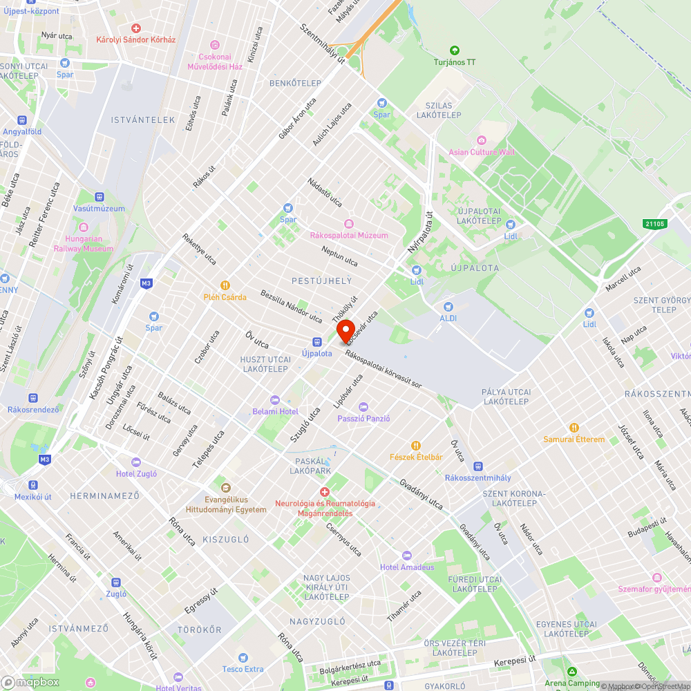 Szemét a lakótelepen bejelentés helye