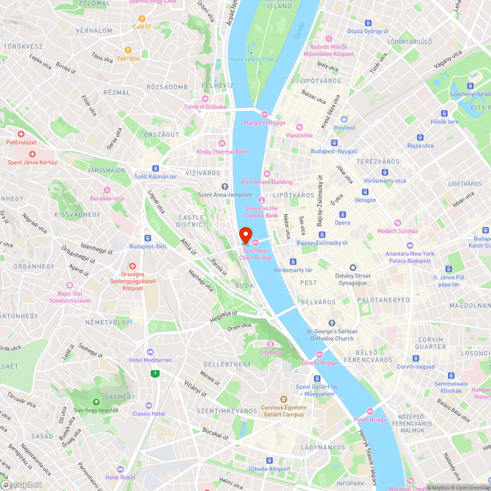 Kilyukadt a Lánchíd bejelentés helye