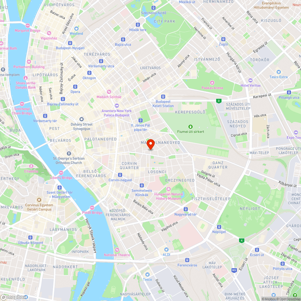 Balesetveszélyes, megdőlt közlekedési tábla bejelentés helye