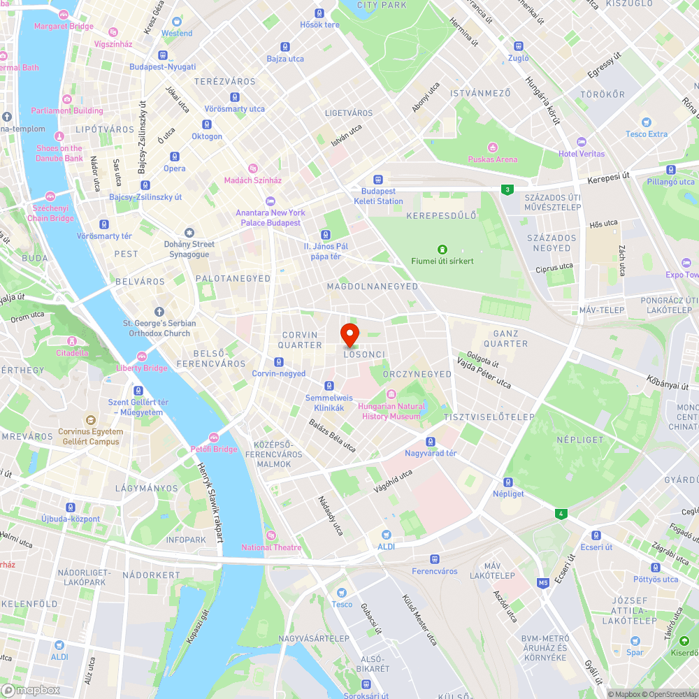 Rossz állaopotú járda bejelentés helye