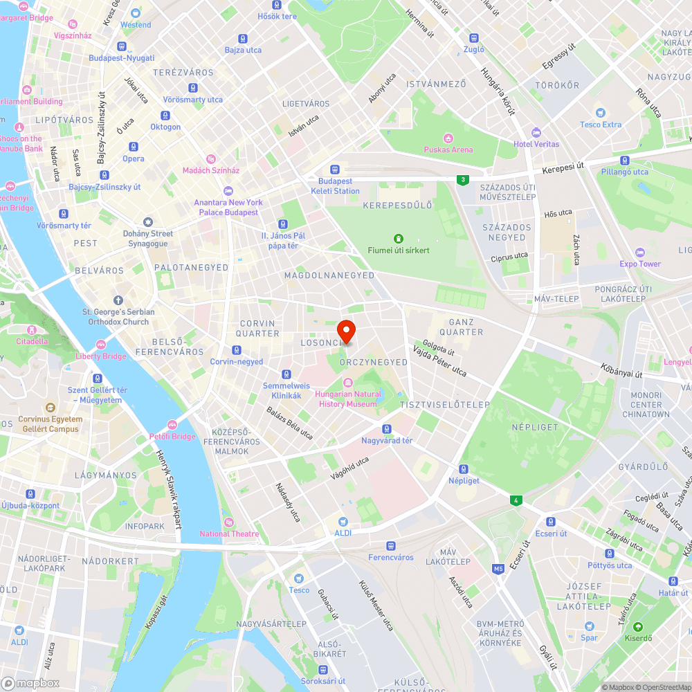 Rossz állaotú járda és járdaszegély bejelentés helye