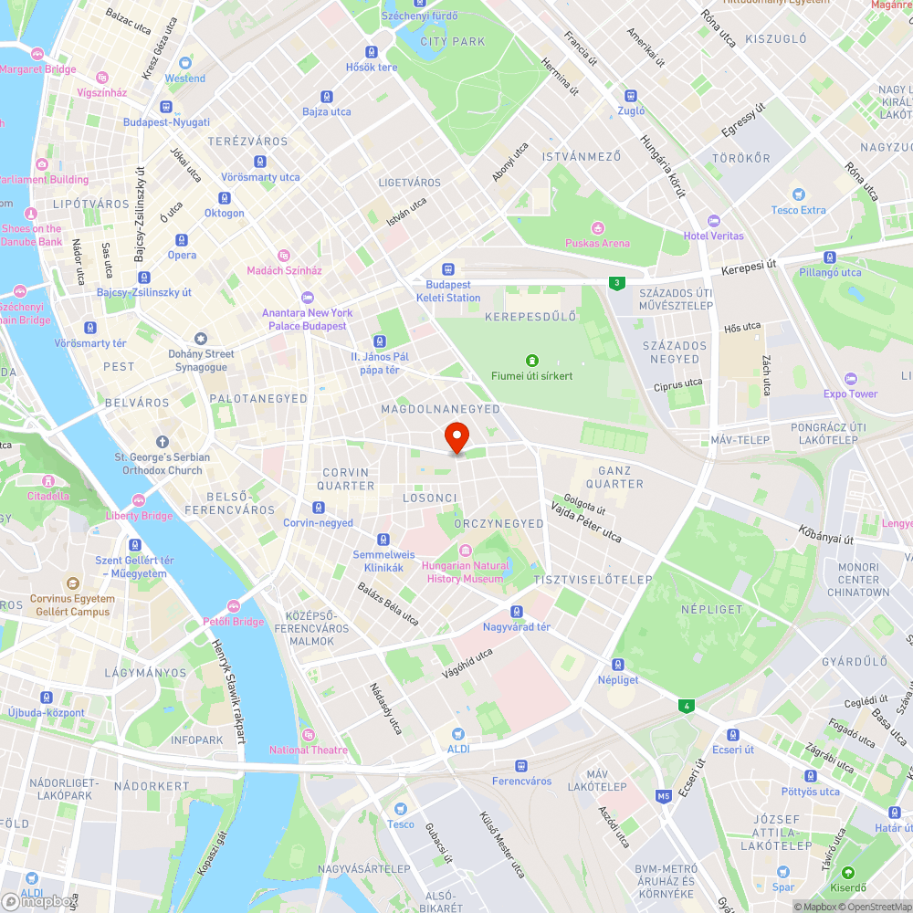 Rossz állapotban lévő aknafedél bejelentés helye