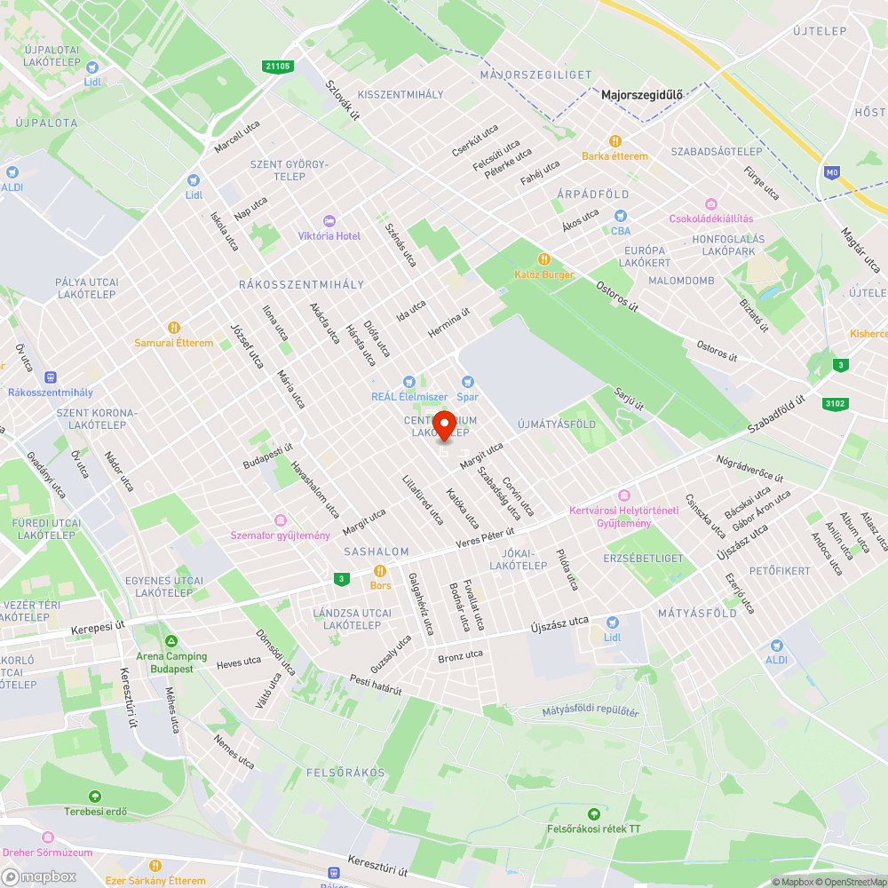 Nincs közvilágítás bejelentés helye