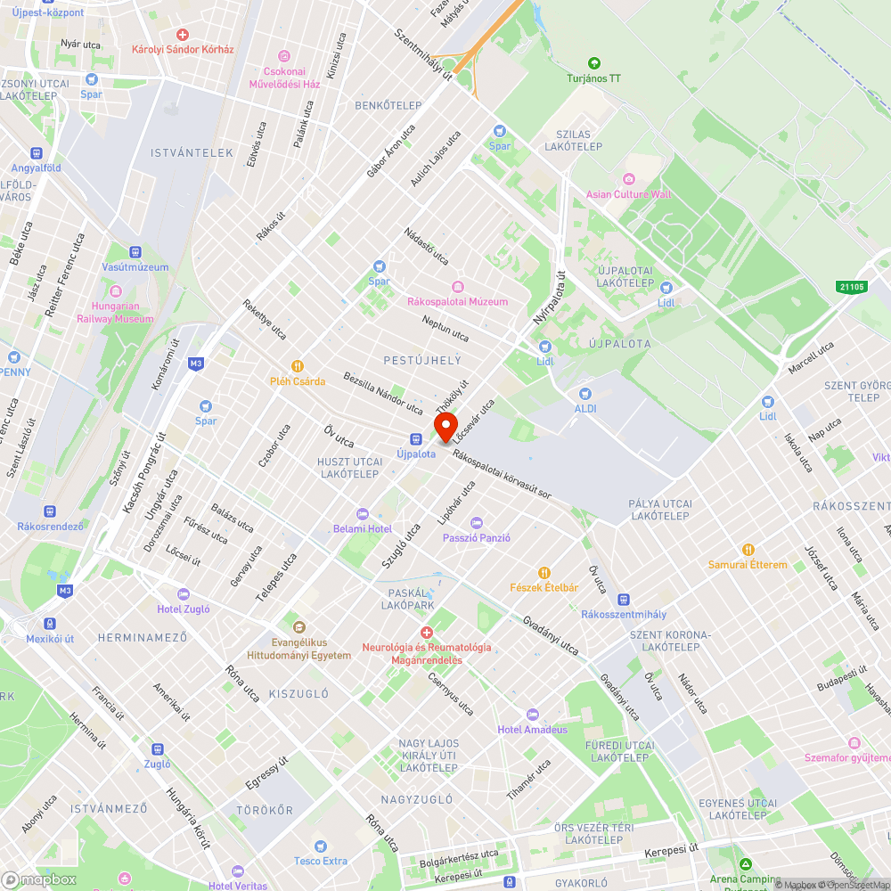 Kiszáradt fák bejelentés helye