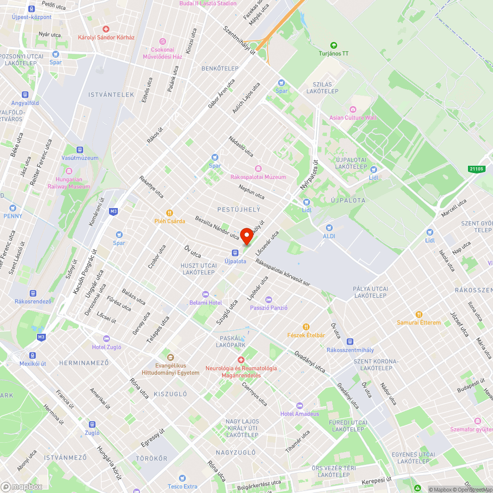 Kiszáradt fák a felüljáró mellett bejelentés helye