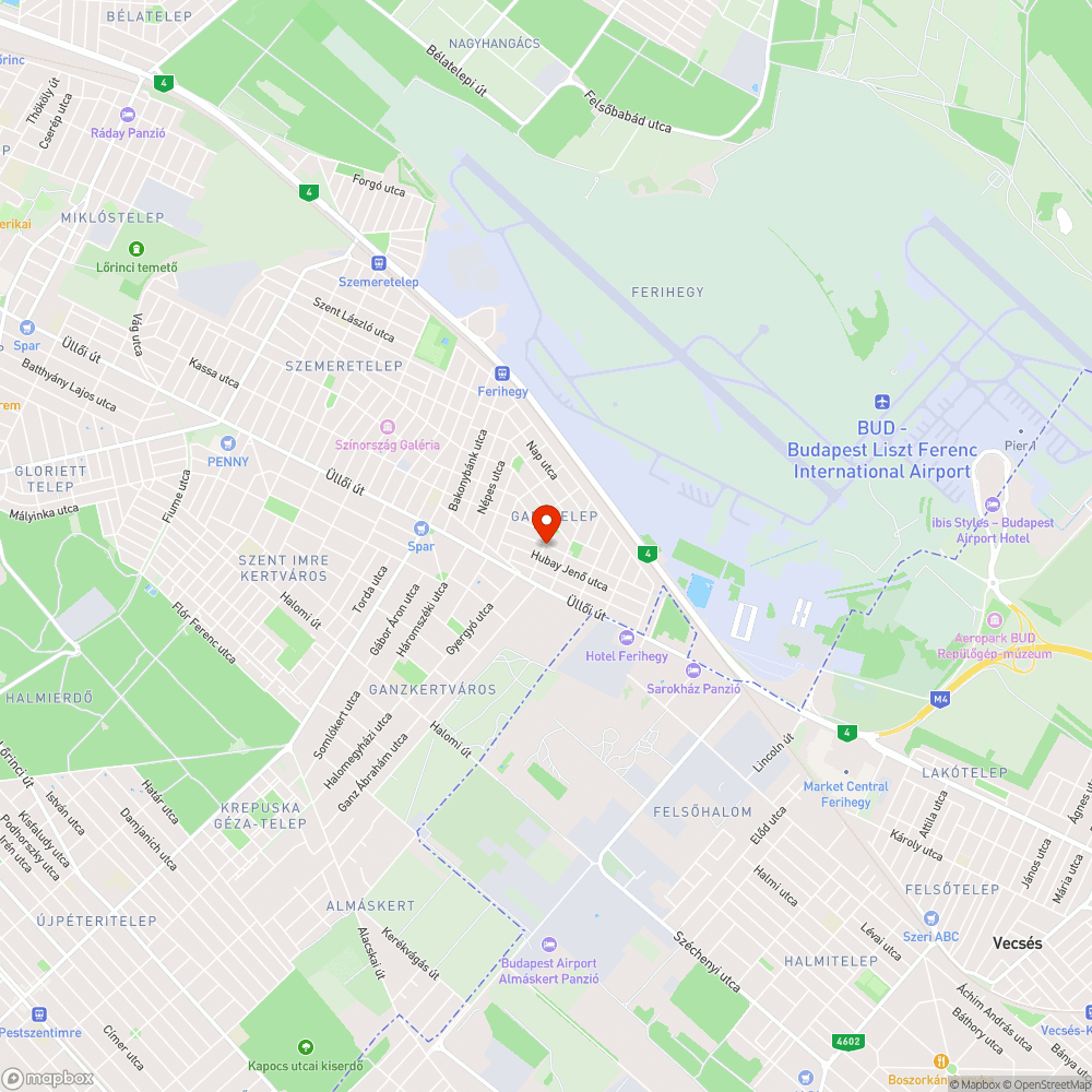 Összefirkált telefonfülke bejelentés helye