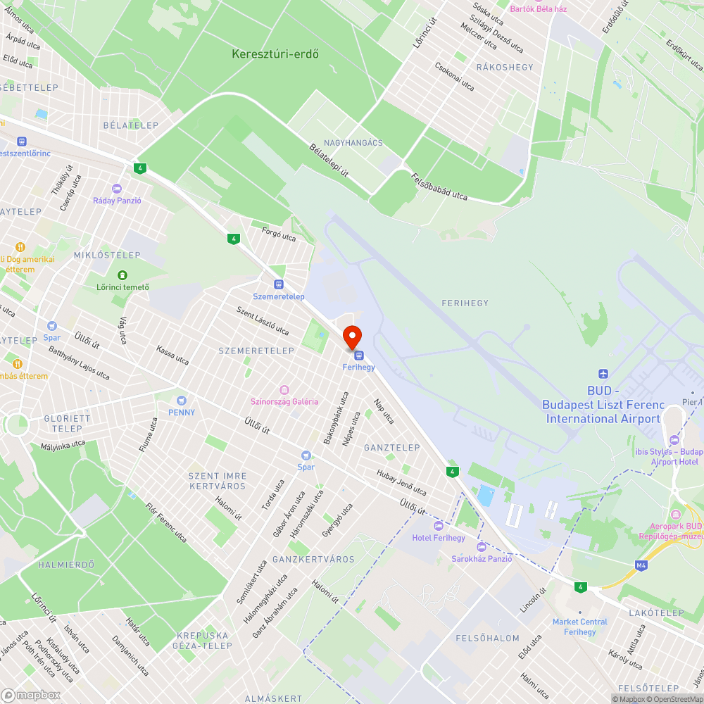 Hétvégi parkoltatott szemét bejelentés helye