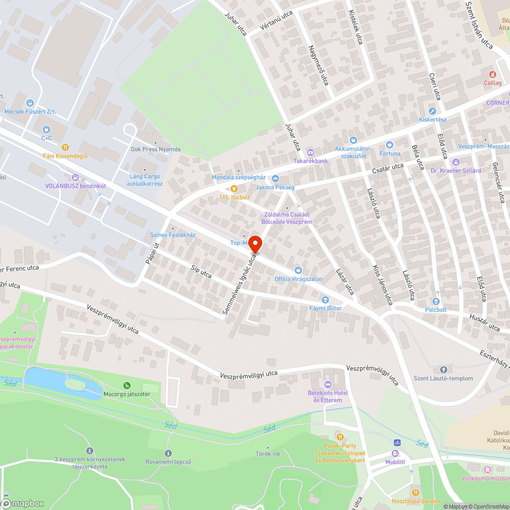 Régen ott áll... bejelentés helye