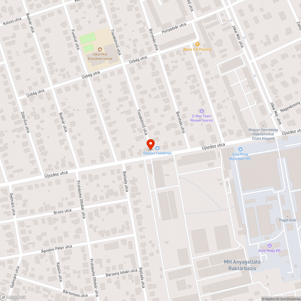 Elhanyagolt utcaszakasz bejelentés helye