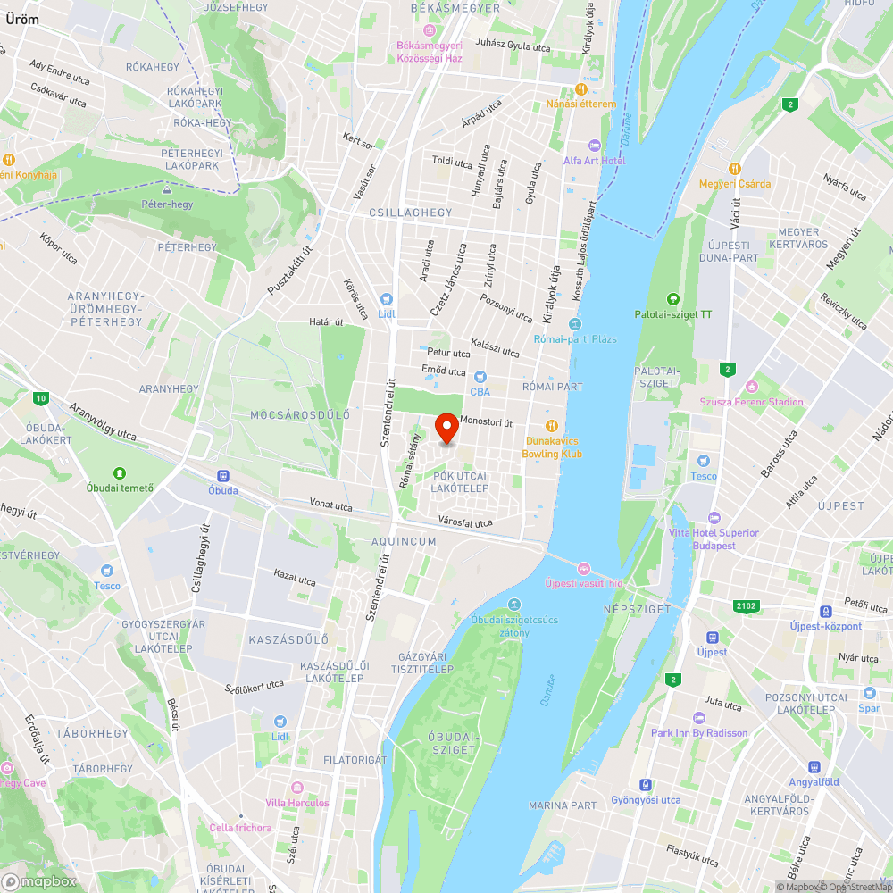 Kiszáradt fa bejelentés helye