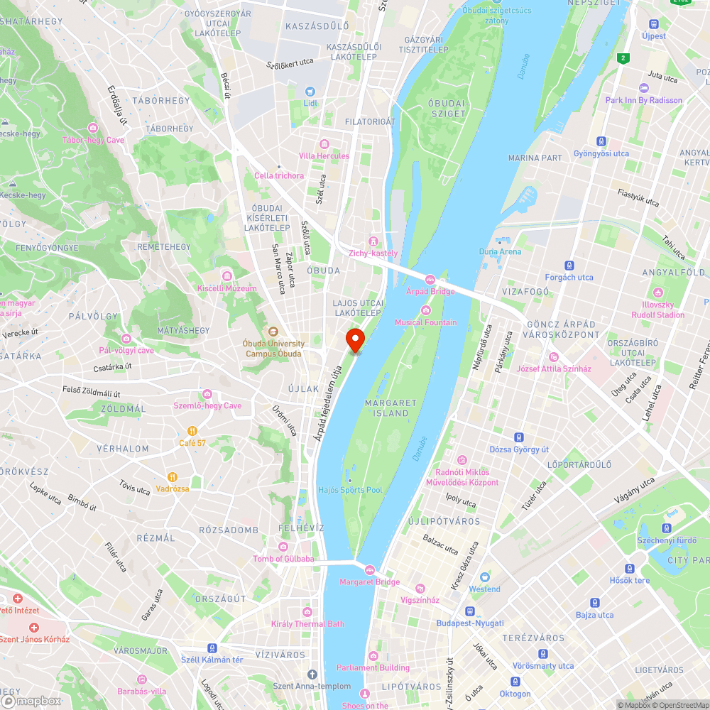 Lekopott zebra és kerékpáros átkelő bejelentés helye