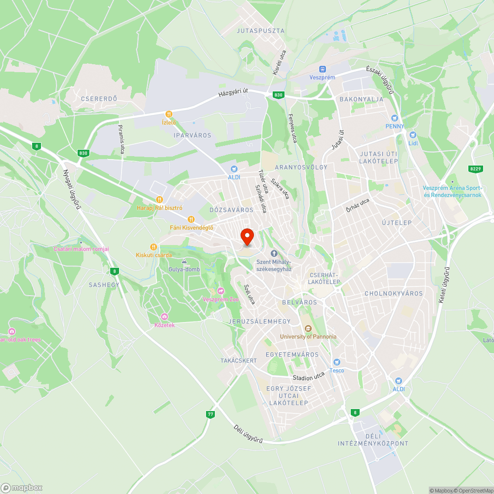 Illegális esővíz elvezető bejelentés helye