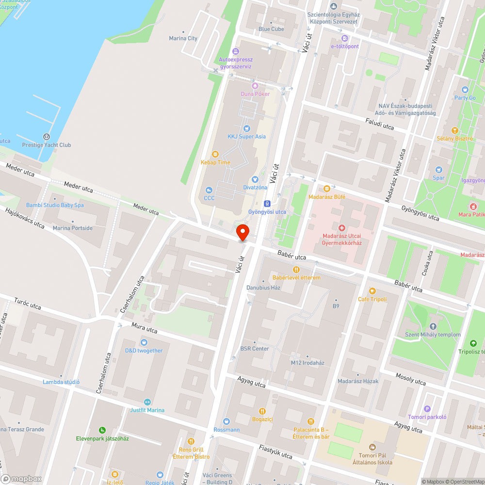 Hatalmas kátyú a Meder utcában bejelentés helye