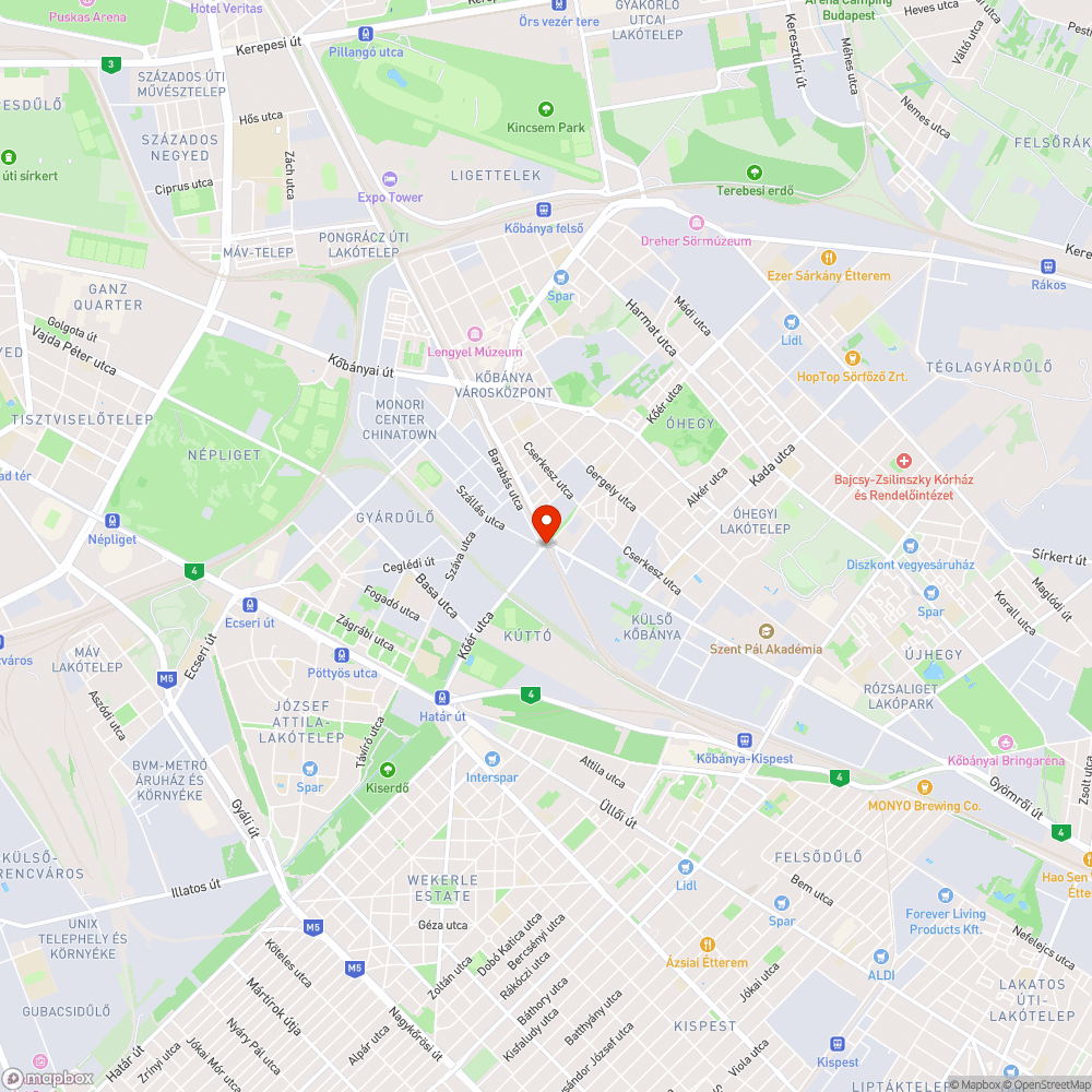 Szétesőfélben levő vasúti átjáró bejelentés helye