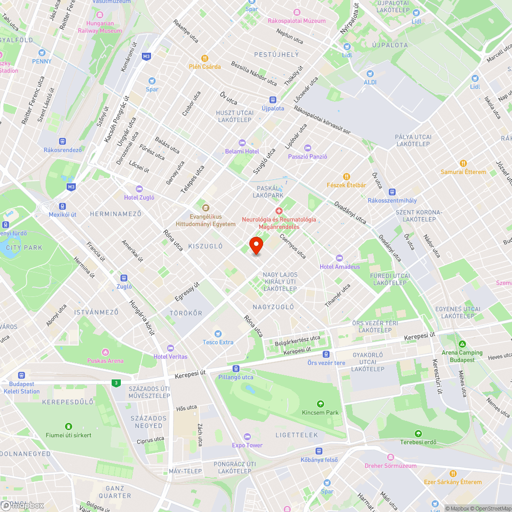 Roncsautó bejelentés helye