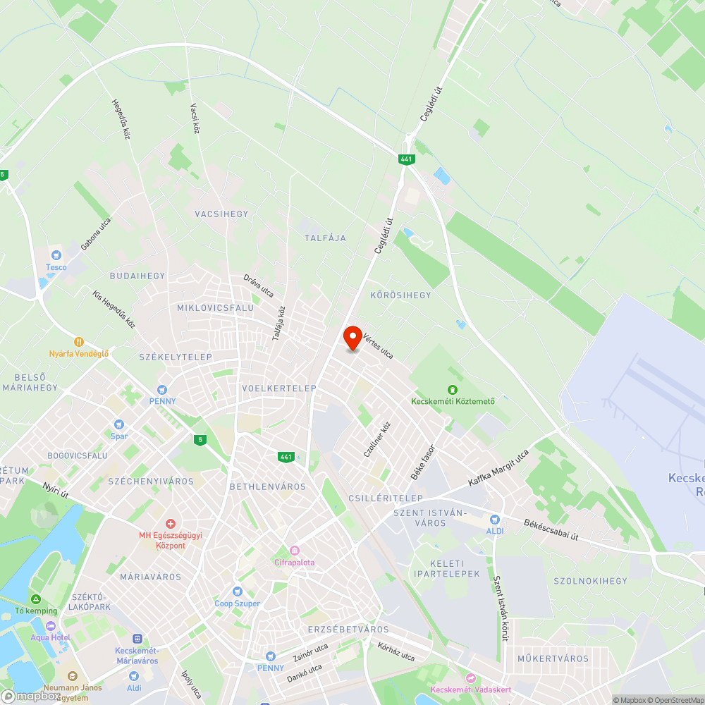 Elhagyott, rendszám nélküli jármű a Görbe utcán bejelentés helye