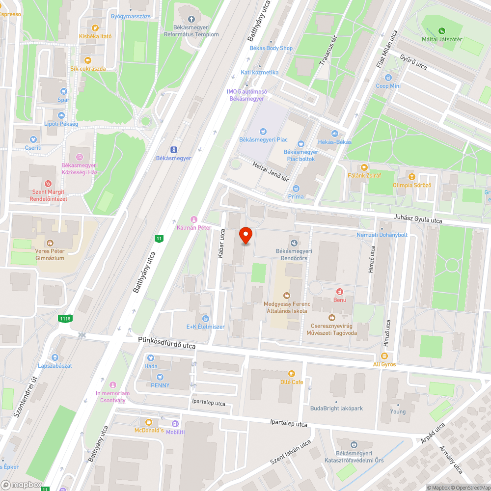 Méreg az utcán bejelentés helye