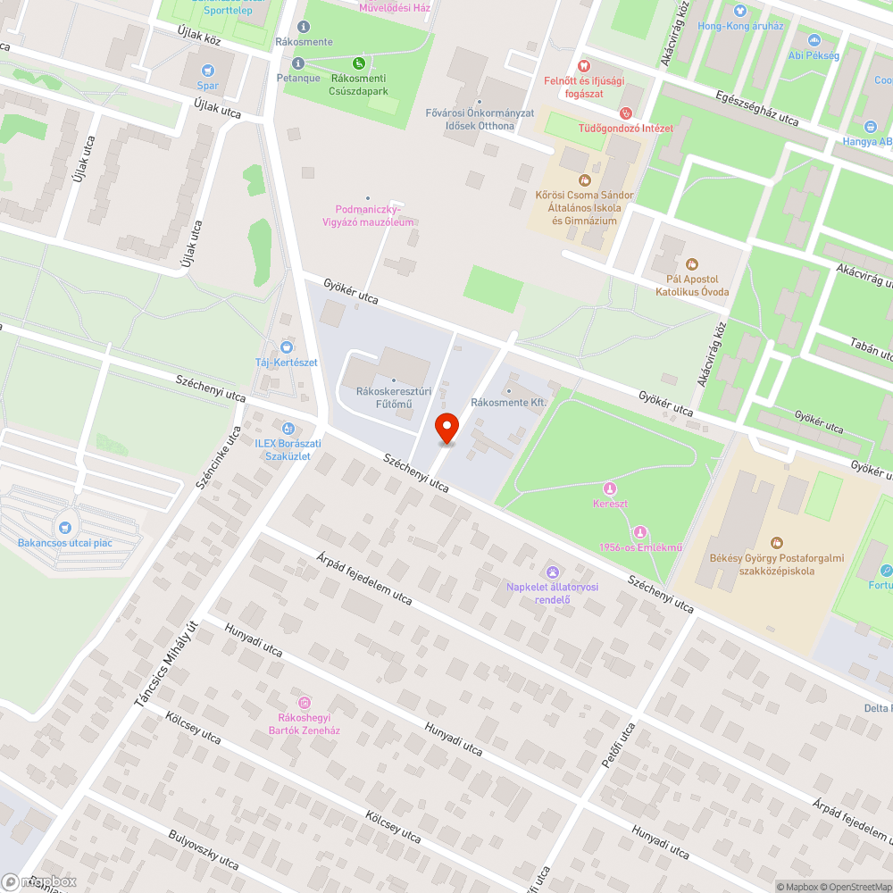 Rendezetlen parkoló bejelentés helye