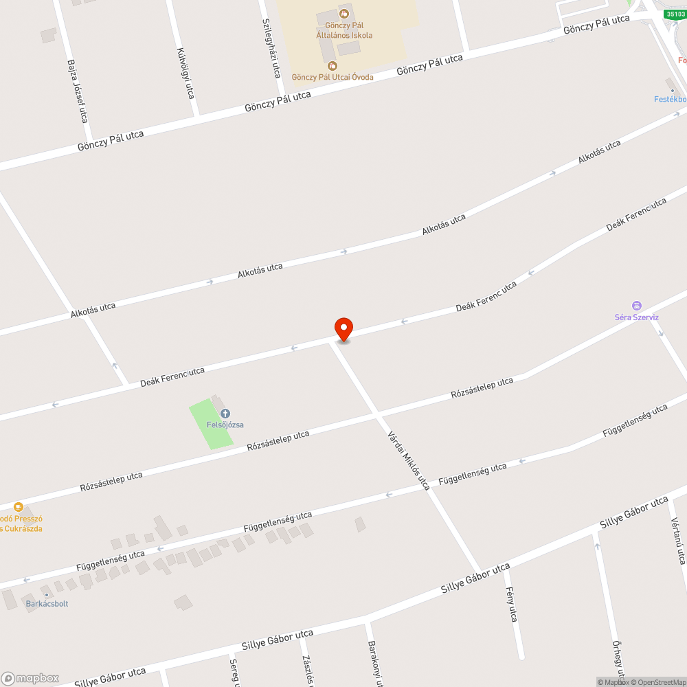 Graffitis közmű bejelentés helye