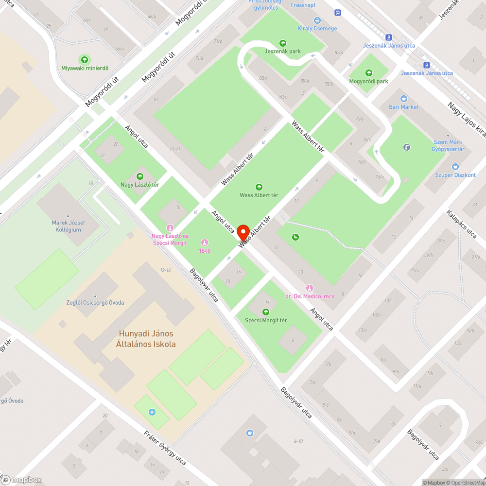 Obszcén felirat bejelentés helye