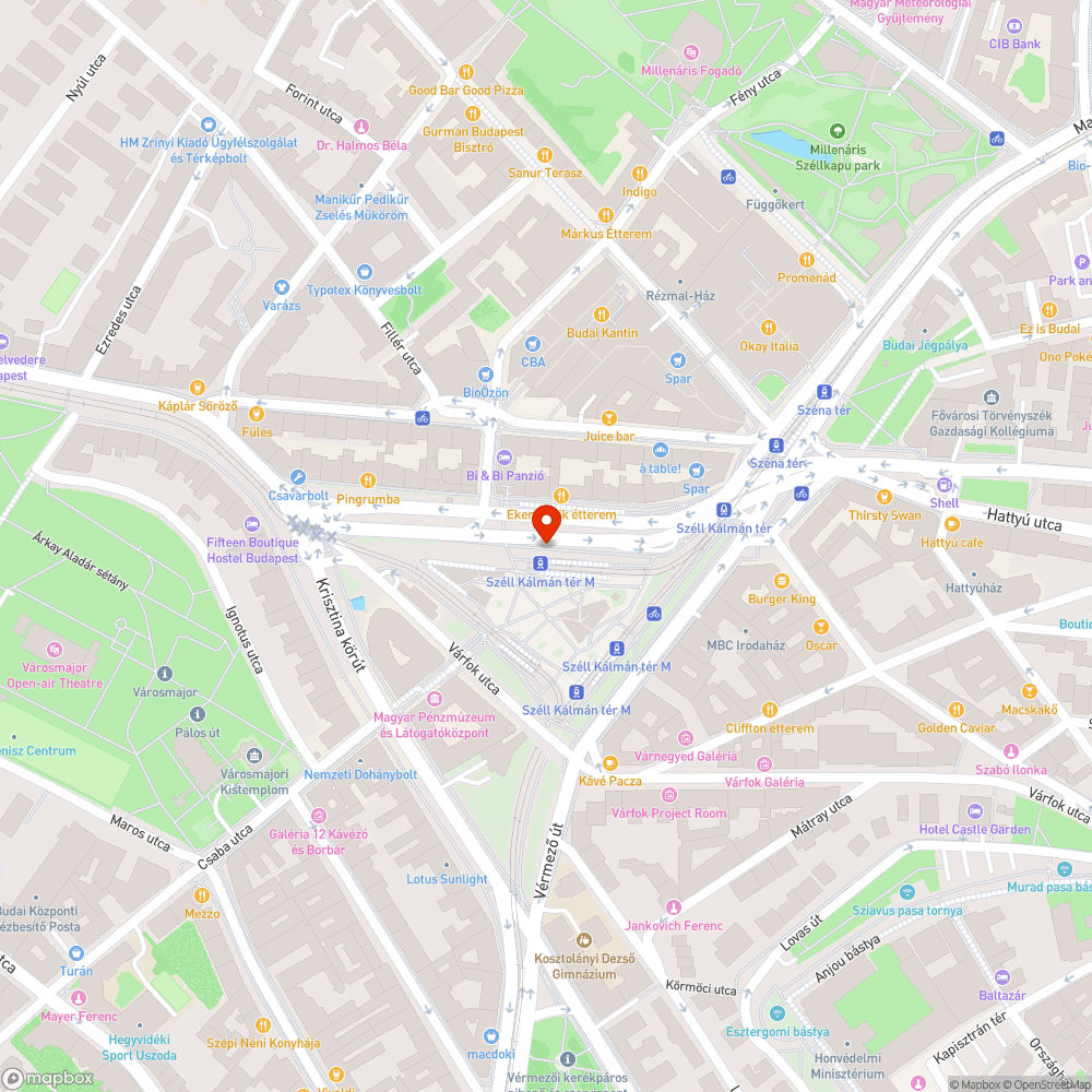 Siralmas Széll Kálmán tér bejelentés helye