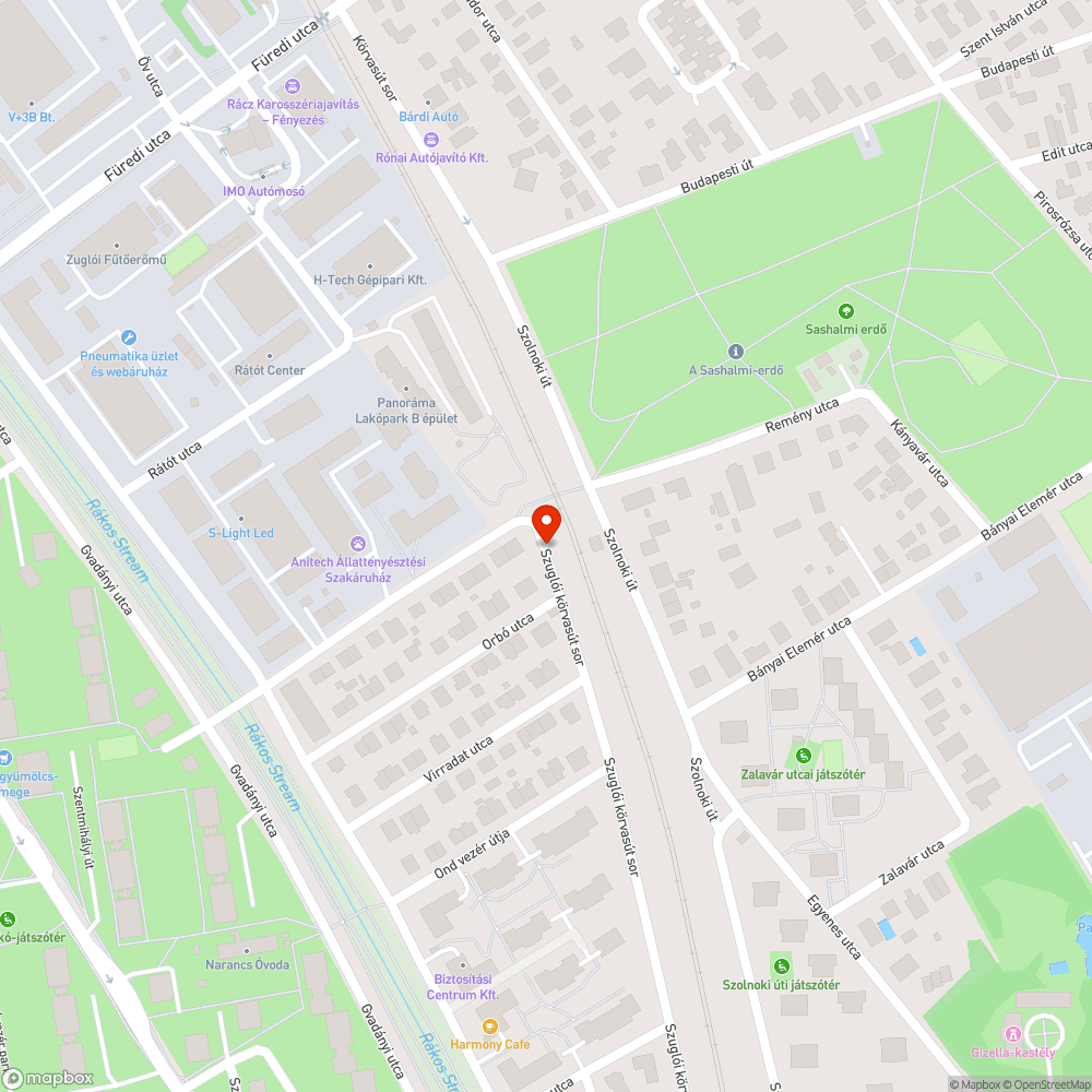 Szétszórt szemét bejelentés helye