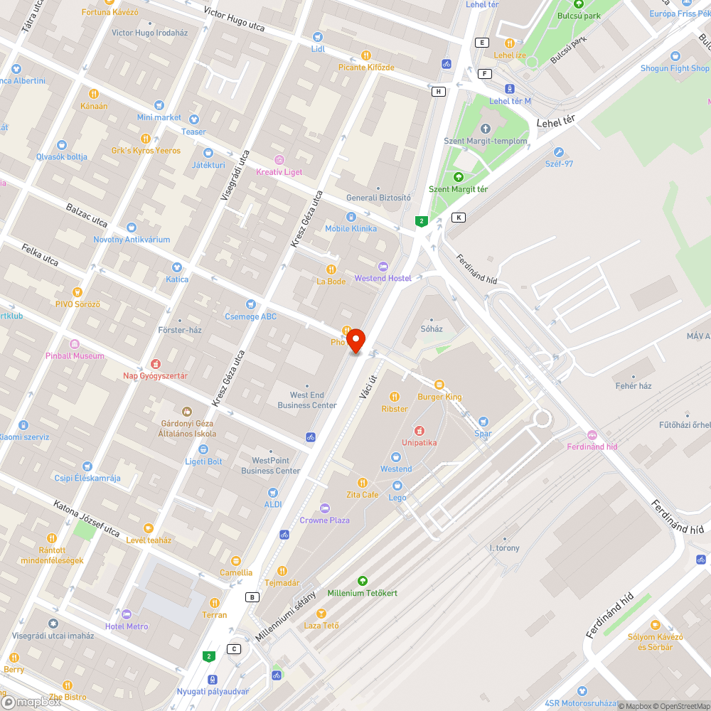 Kerékpársáv extra tóval bejelentés helye