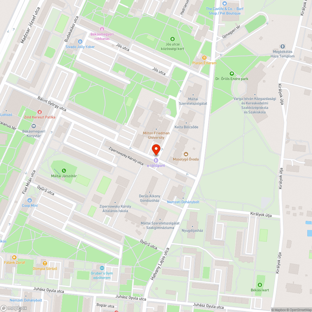 Megdőlt tábla bejelentés helye