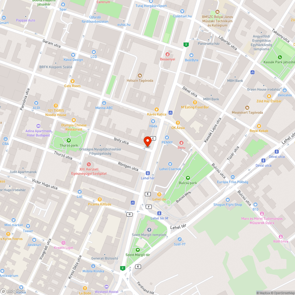 A járda szinte használhatatlan bejelentés helye