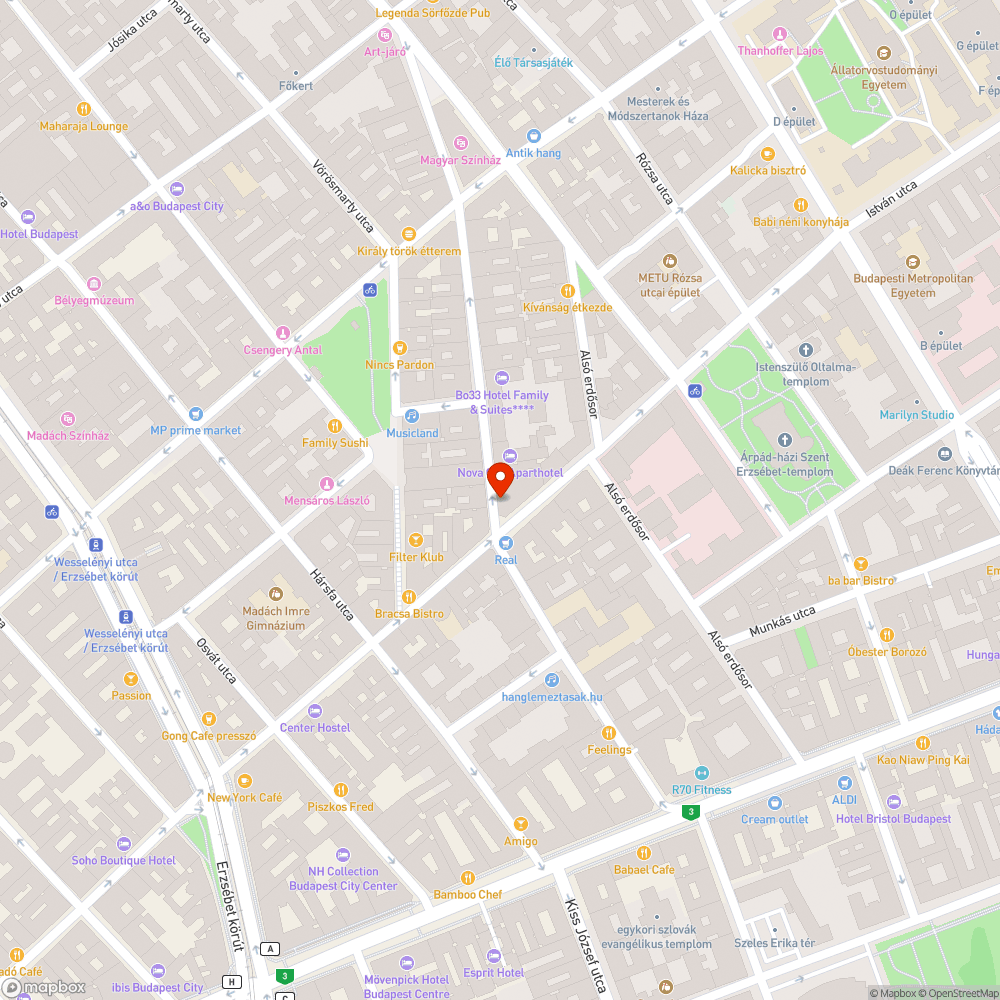 Hiányzó pollerek bejelentés helye